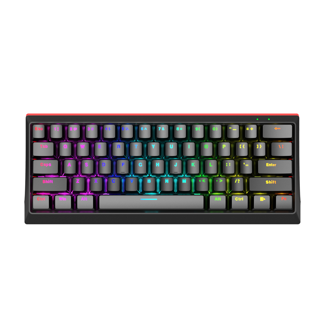 Teclado Mecánico Ultracompacto Gaming 60% Marvo KG962SP-R Switch RED - OUTLET