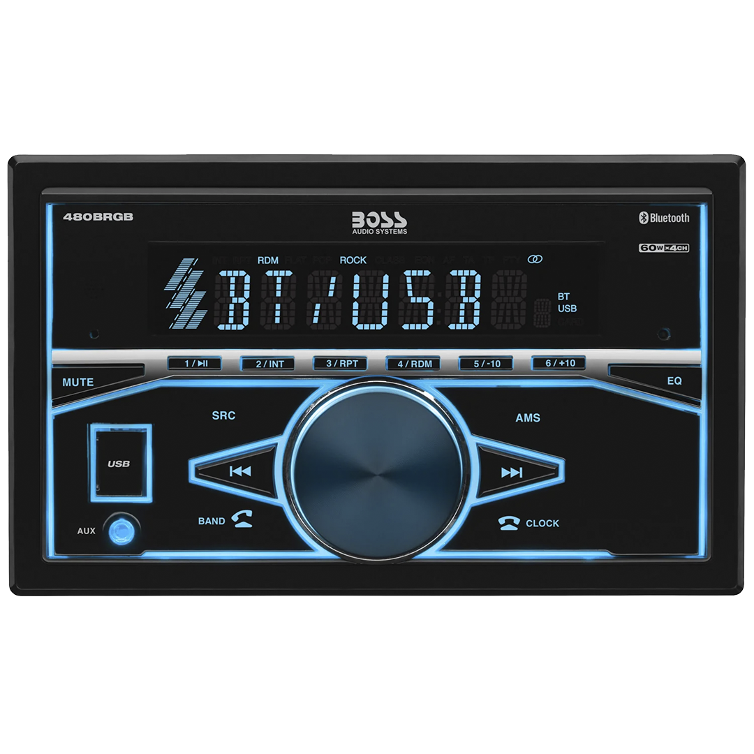 Stereo BOSS 480BRGB Doble Din - Bluetooth