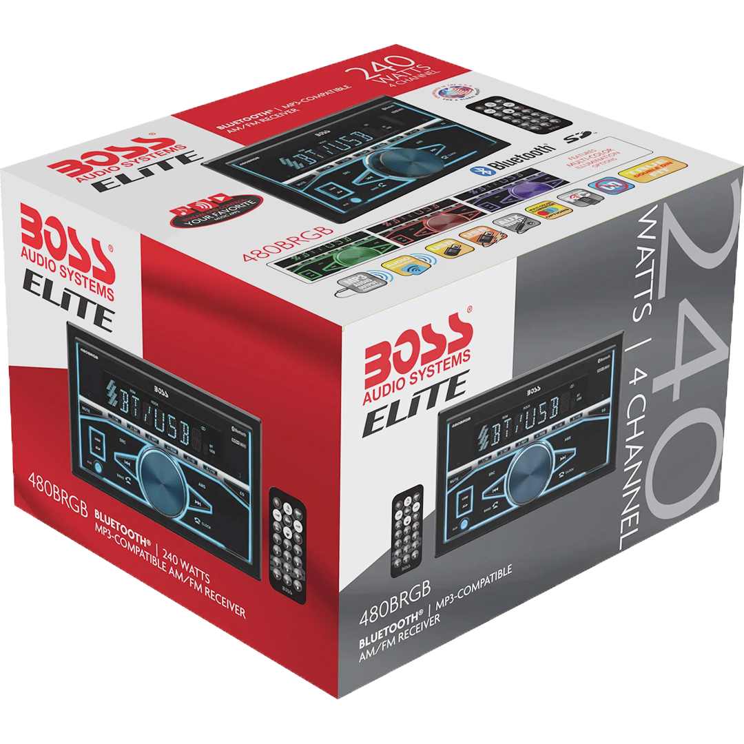 Stereo BOSS 480BRGB Doble Din - Bluetooth