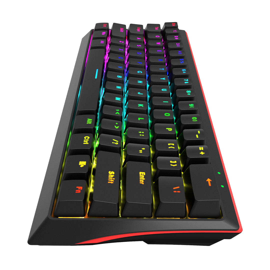 Teclado Mecánico Ultracompacto Gaming 60% Marvo KG962SP-R Switch RED - OUTLET