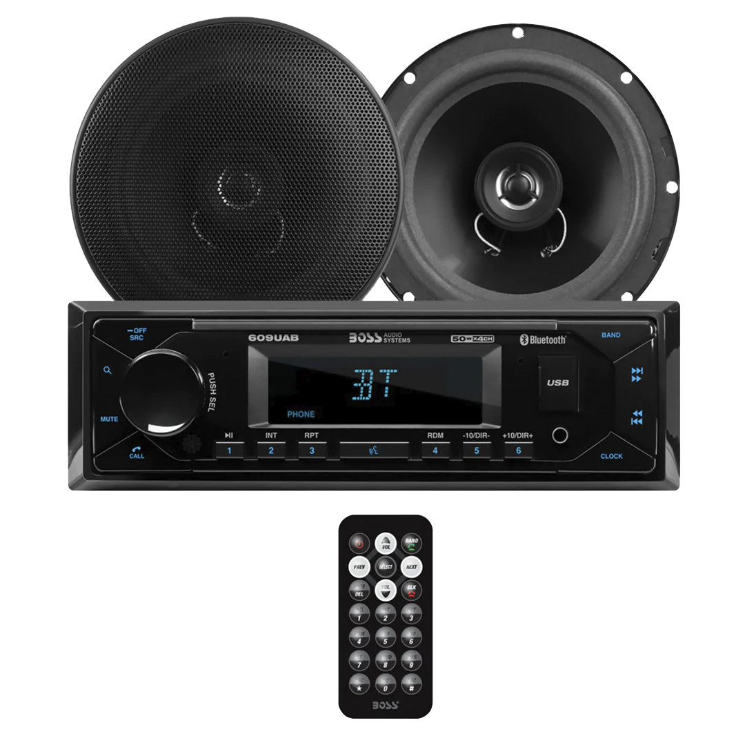 Combro Stereo + Parlantes BOSS 628BCK