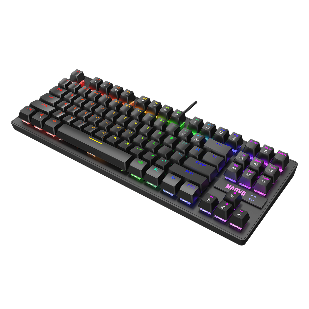Teclado Mecánico Compacto Gaming Marvo KG901 - OUTLET