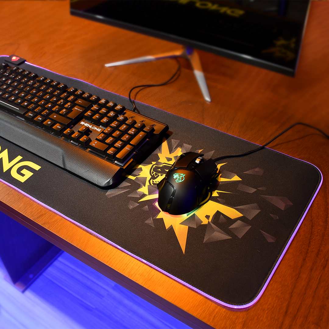 Mousepad Gaming Pro RGB Shenlong PRO-RGB-XL