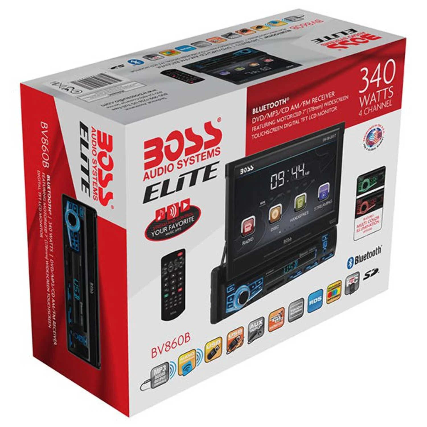 Stereo BOSS BV860B Single Din