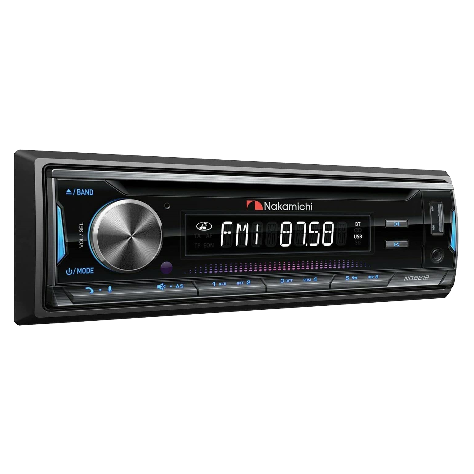 Stereo Nakamichi NQ821B Single Din