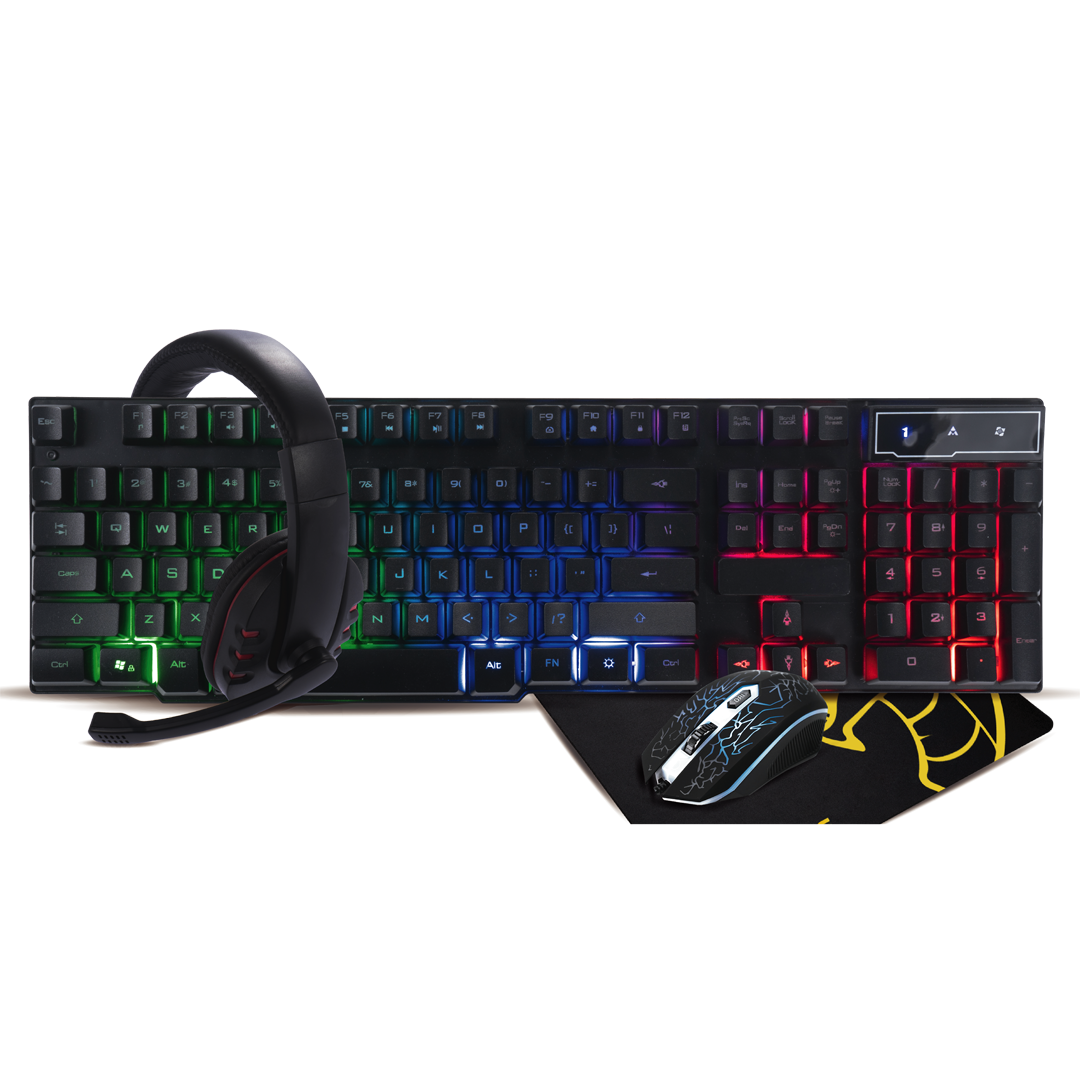Set Gaming 4 en 1 Shenlong C4001