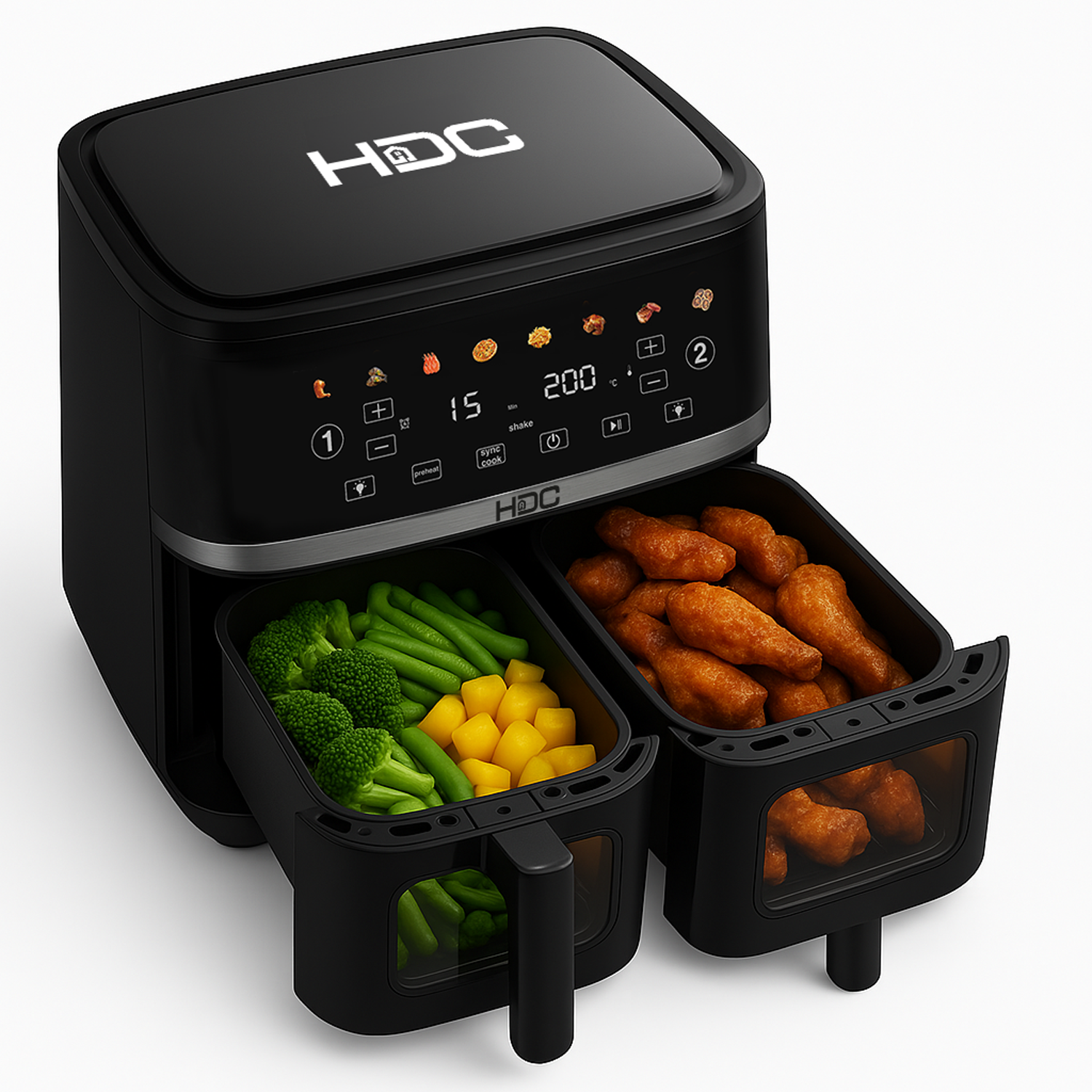 Freidora de Aire HDC 10L Doble cesta