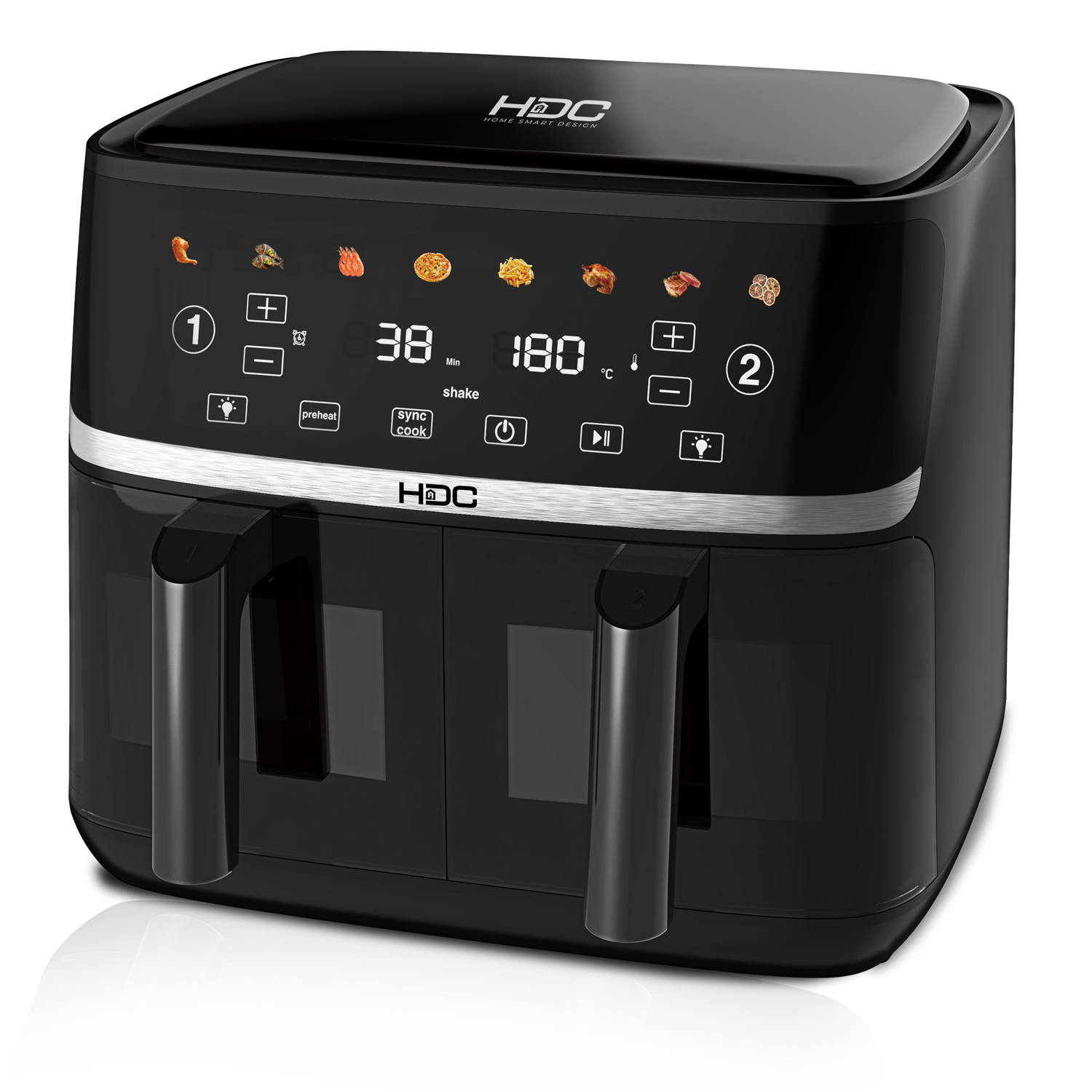Freidora de Aire HDC 10L Doble cesta
