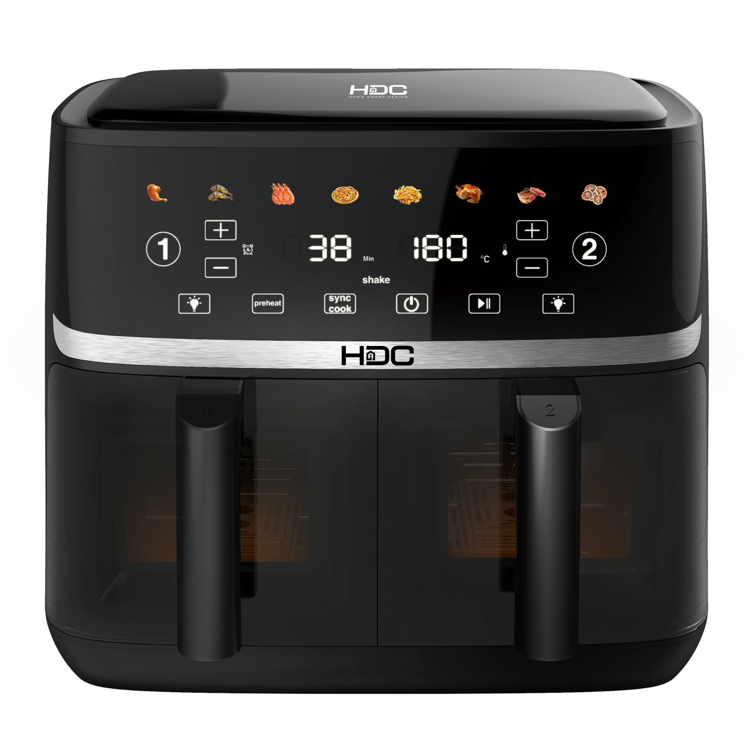Freidora de Aire HDC 10L Doble cesta