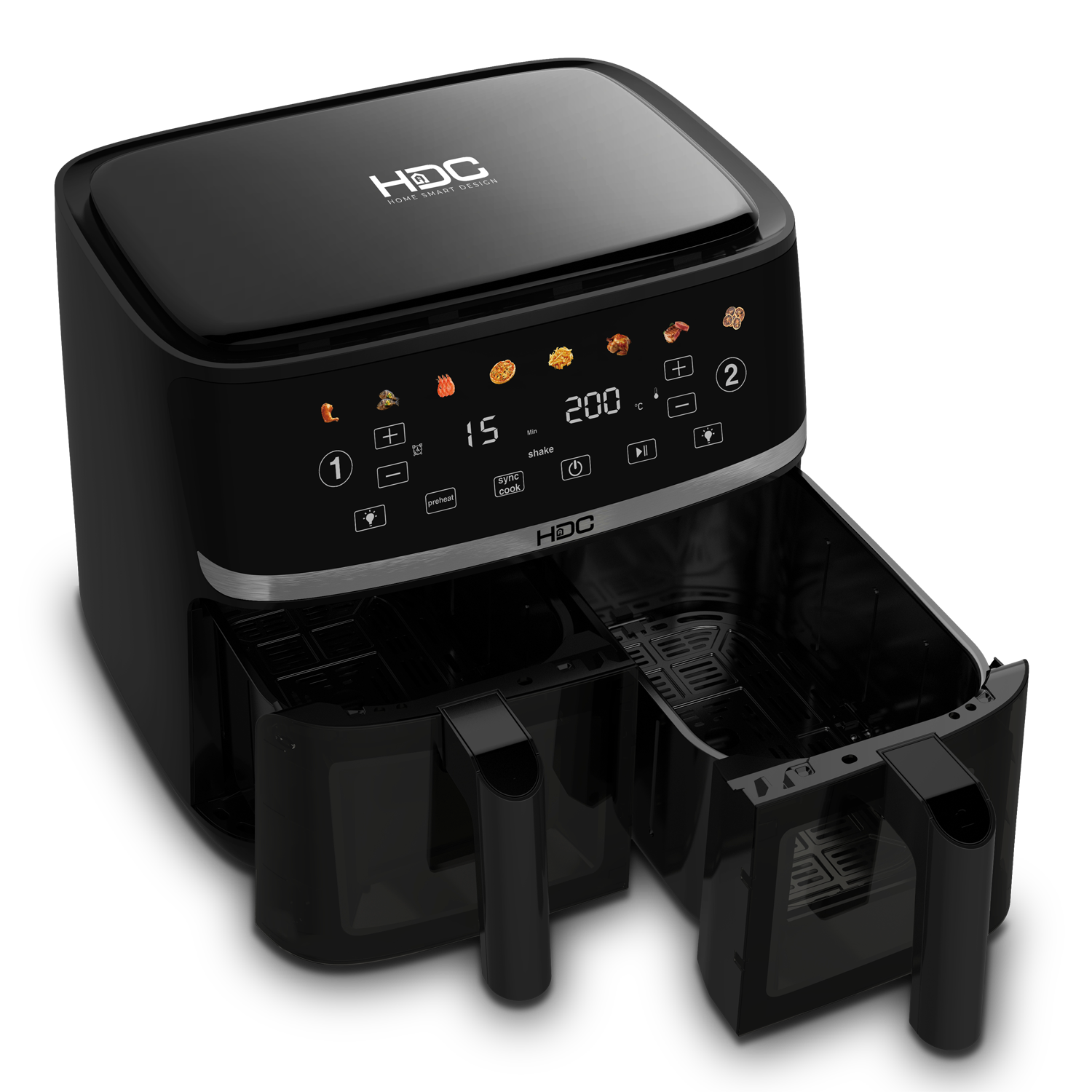 Freidora de Aire HDC 10L Doble cesta