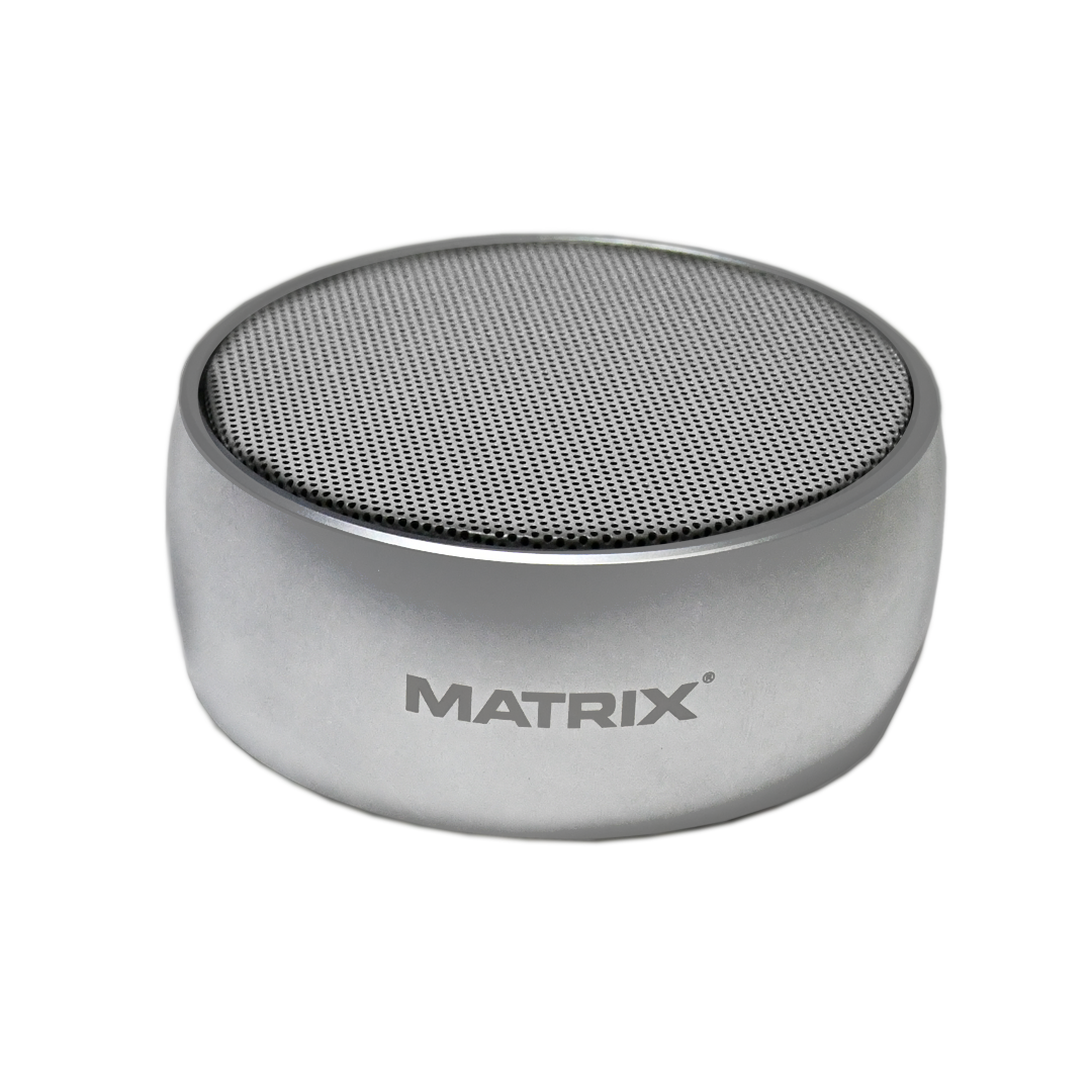 Parlante BT MATRIX MINIBASS Silver