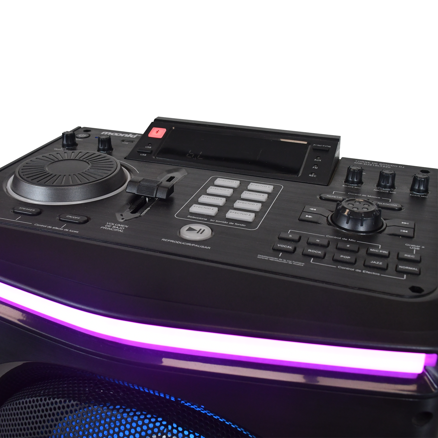 Torre de Sonido Moonki Sound MW-DJ212LT220 - OUTLET