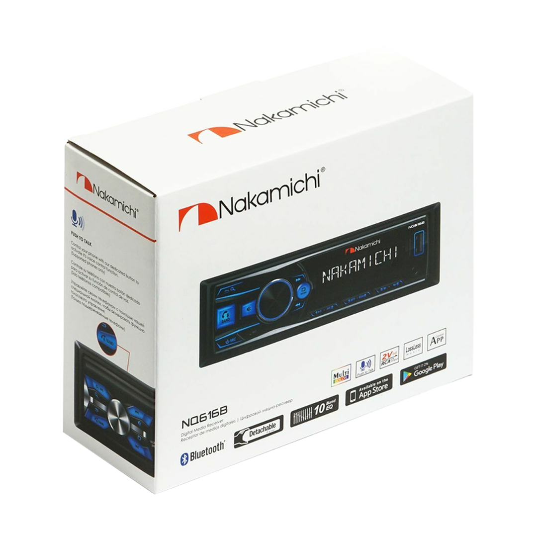 Estereo Nakamichi NQ616B Single Din  - OUTLET